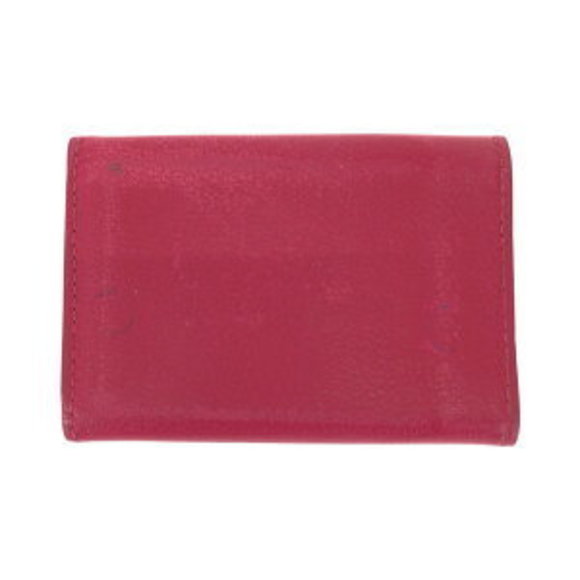 Louis Vuitton Pink Wallet Portefeuille Leather Folding Lock - Picture 1 of 9